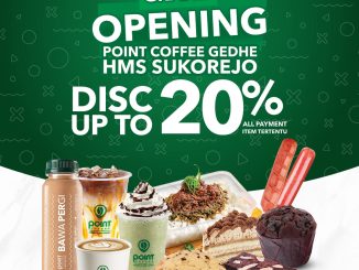 Promo Point Coffee Grand Opening Diskon hingga 20% di Rest Area KM 65A Sukorejo