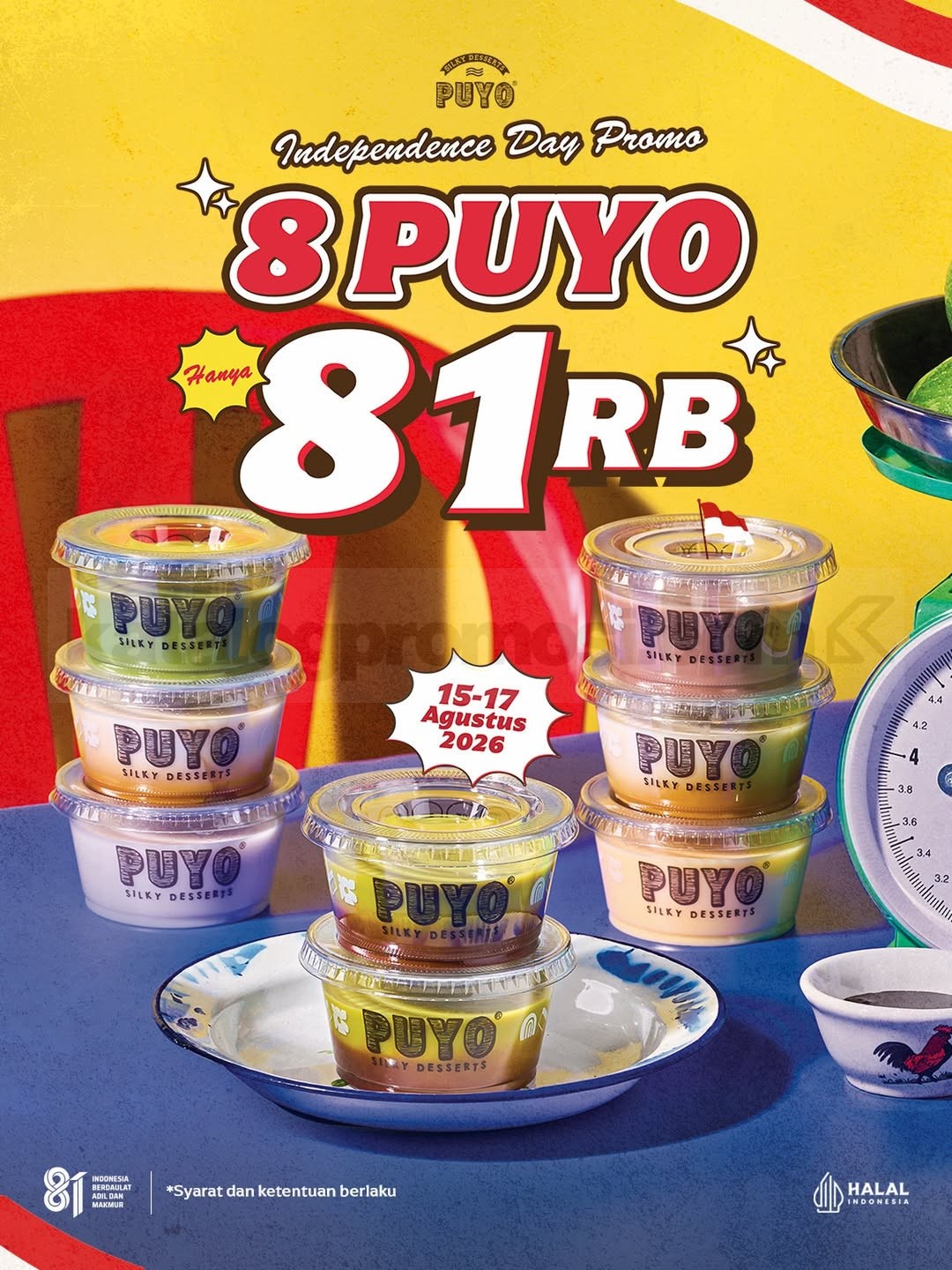 Promo Puyo Merdeka 8 Puyo Silky Desserts Rp81.000