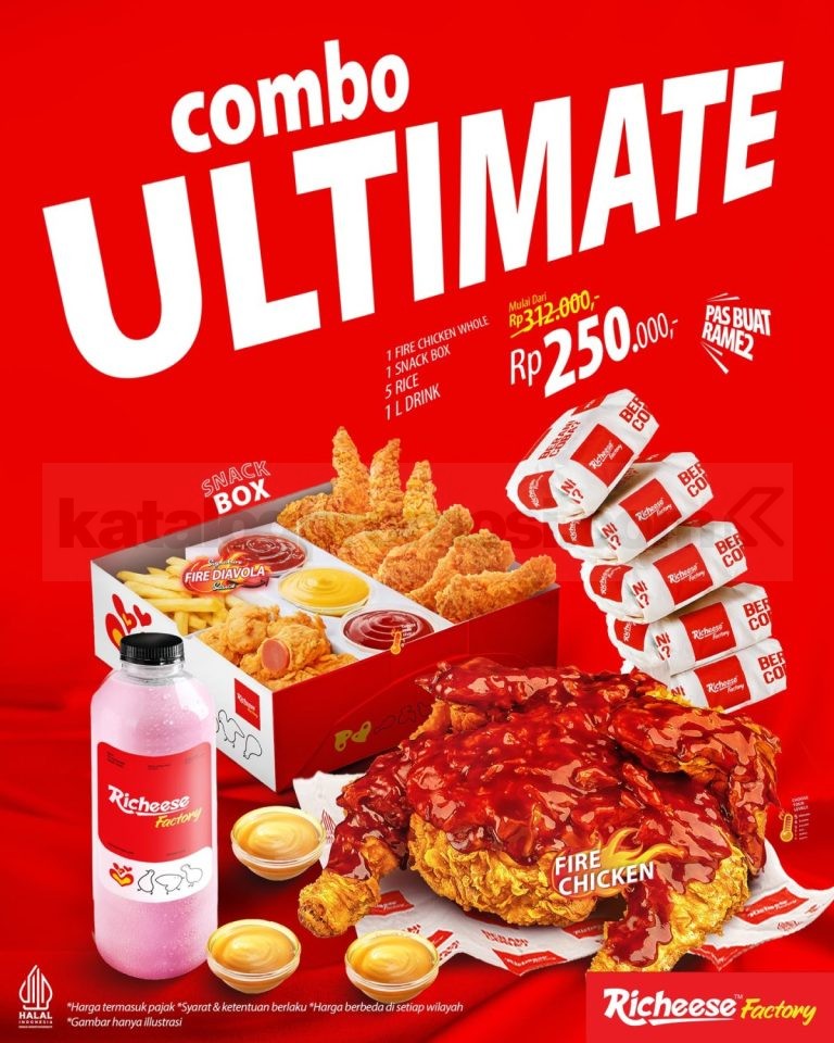 Promo Richeese Factory Combo Ultimate Rp. 250.000