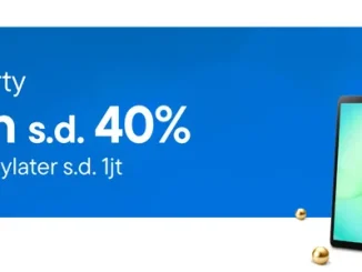 Promo Samsung Galaxy Party diskon 40% dan Paylater Rp. 1.000.000 di Blibli