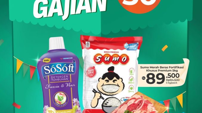 Promo Segari Pesta Gajian diskon hingga 50% untuk kebutuhan dapur