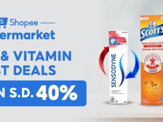 Promo Shopee Supermarket Oral & Vitamin Diskon hingga 40% untuk produk perawatan gigi dan vitamin keluarga
