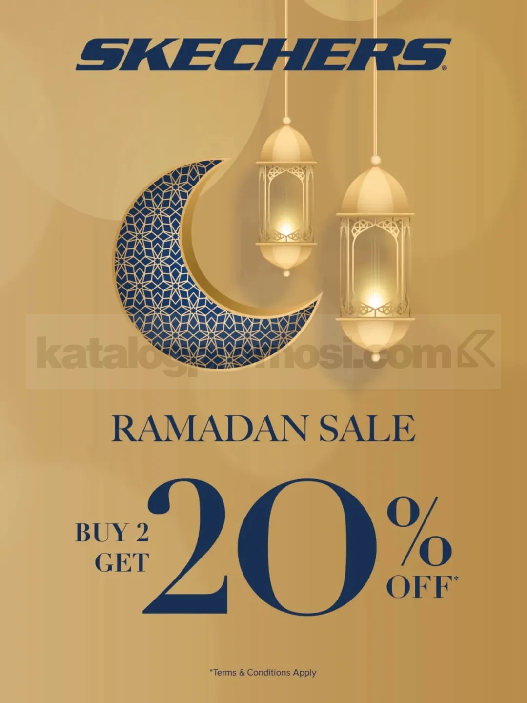 Promo SKECHERS Ramadan Sale Diskon Tambahan 20% Promo SKECHERS Ramadan Sale diskon tambahan 20% beli 2 item atau lebih footwear dan apparel