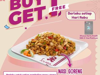 Promo Solaria DBS Beli 1 Gratis 1 Nasi Goreng Ayam setiap Rabu dengan Digibank Z Platinum
