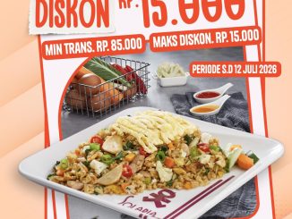 Promo Solaria ShopeeFood Diskon Rp. 15.000 minimal transaksi Rp. 85.000