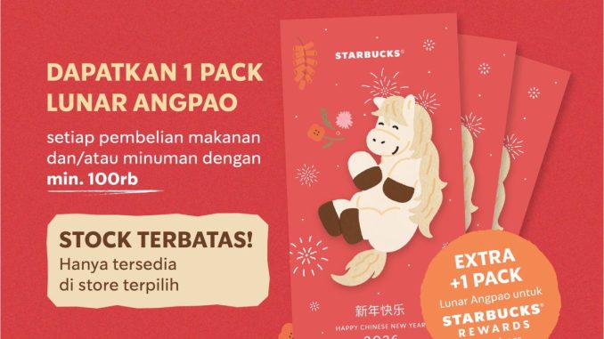 Promo Starbucks Free Angpao Pack 1