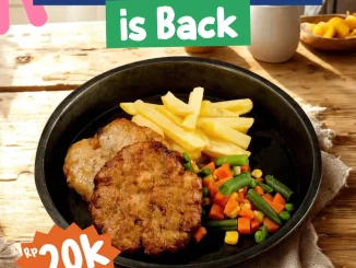 Promo Steak With U Bestie Steak Rp. 20.000 paket steak lengkap dengan kentang dan sayur di outlet Surabaya