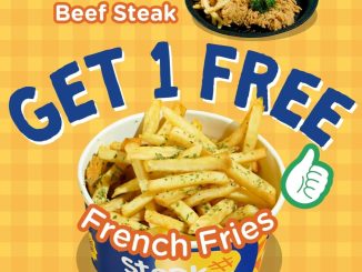Promo Steak With U Holiday Deal Buy 1 Get 1 Free gratis French Fries untuk pembelian Beef Steak di Surabaya