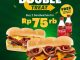 Promo SUBWAY NEW YEAR DOUBLE TREAT 2 sandwich Rp. 75.000 gratis Coca-Cola PET 390 ml
