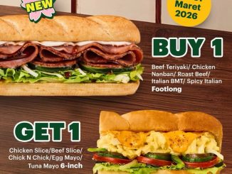 Promo Subway Payday Deals Beli 1 Gratis 1 Sandwich Footlong gratis 6 inch delivery