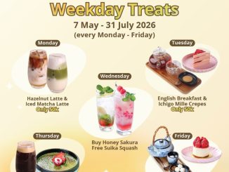 Promo Sushi Tei Weekday Treats mulai Rp. 50.000 dengan dessert dan minuman spesial weekday