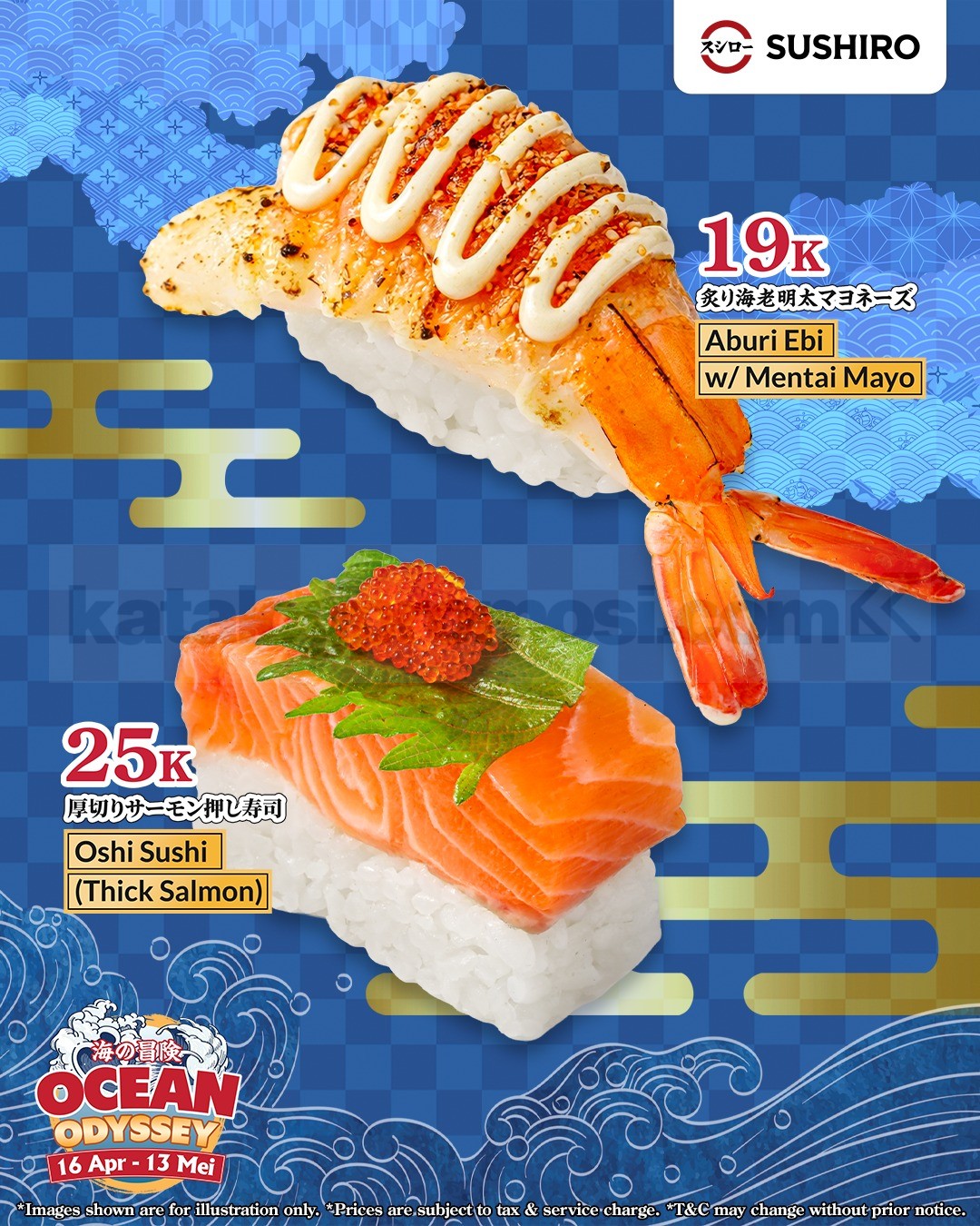 Promo Sushiro Ocean Odyssey Menu mulai Rp. 14.000 Promo Sushiro Ocean Odyssey Menu mulai Rp. 14.000 2