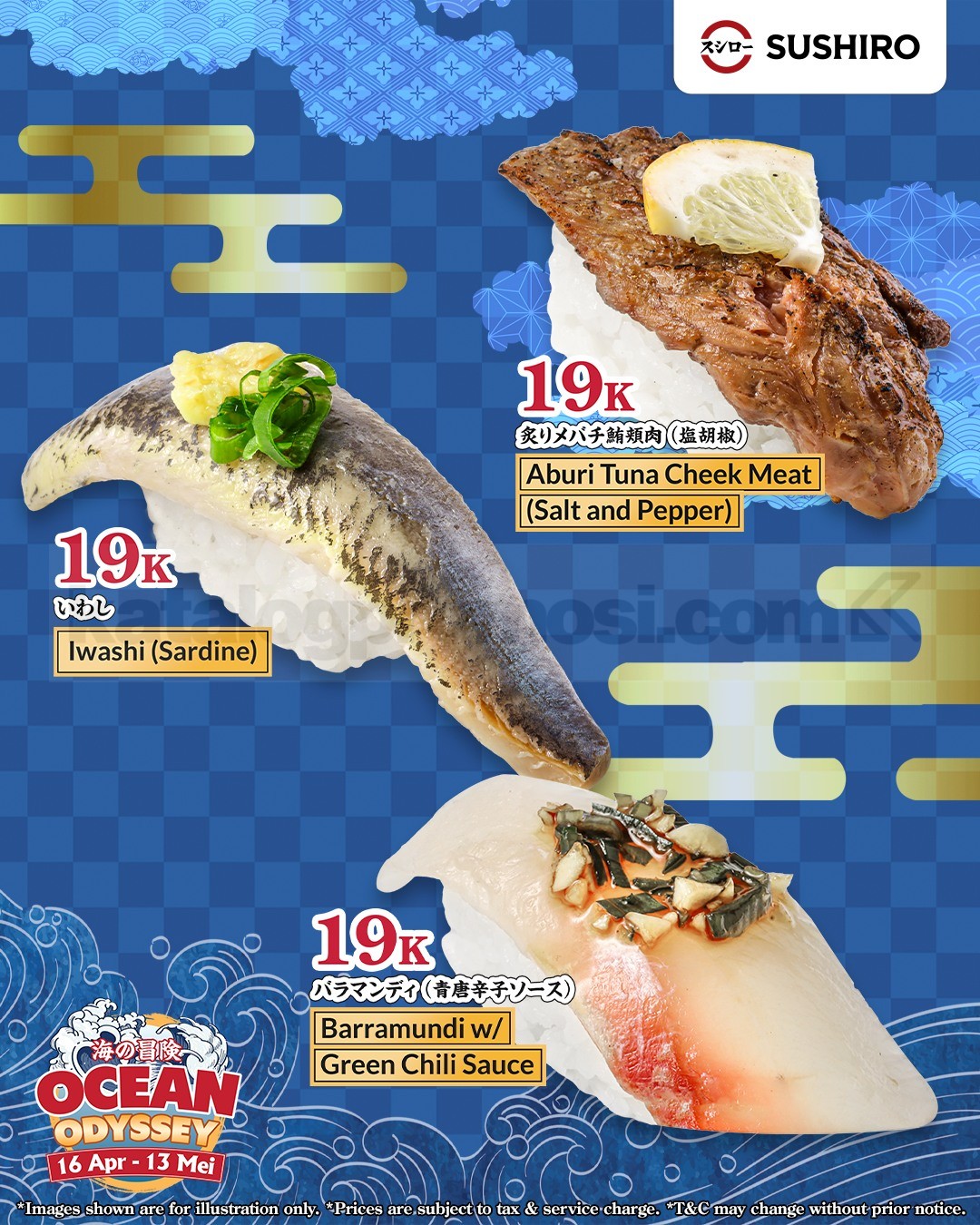 Promo Sushiro Ocean Odyssey Menu mulai Rp. 14.000 Promo Sushiro Ocean Odyssey Menu mulai Rp. 14.000 3