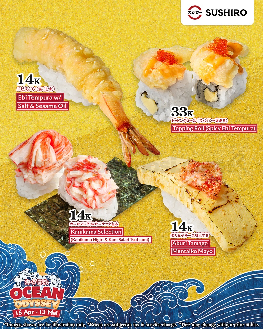 Promo Sushiro Ocean Odyssey Menu mulai Rp. 14.000 Promo Sushiro Ocean Odyssey Menu mulai Rp. 14.000 9