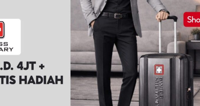 Promo Swiss Military Spesial Shopee diskon hingga Rp. 4.000.000 koper premium