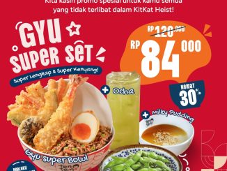 Promo Ten Ten Gyu Super Set diskon 30 persen harga Rp. 84.000 April 2026