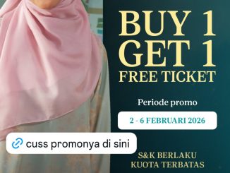 Promo TIX ID Buy 1 Get 1 Free tiket Tuhan Benarkah Kau Mendengarku via aplikasi TIX ID