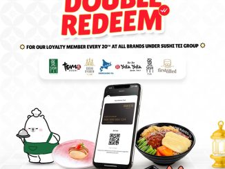 Promo Tom Sushi Double Redeem 1 Point Rp. 2 untuk Loyalty Members 20 Februari 2026