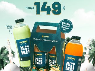 Promo Tomoro Coffee Ramadan Paket 2 Varian 1L Rp. 149 ribu gratis hampers box