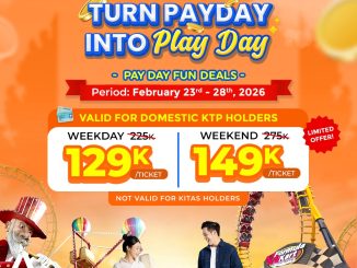 Promo Trans Studio Bali Pay Day Fun Deals mulai Rp. 129.000 tiket weekday dan weekend Februari 2026