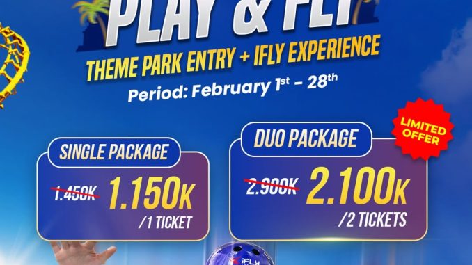 Promo Trans Studio Bali Play n Fly tiket hemat untuk foreigner guests Februari 2026
