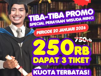 Promo Trans Studio Cibubur Spesial Wisuda Minci 3 tiket Rp. 250.000 pembelian online