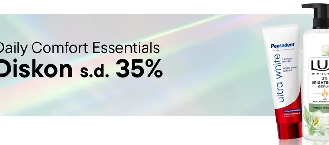 Promo Unilever Daily Comfort Essentials diskon hingga 35% di Blibli