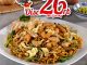 Promo WOK Restaurant New Year Mie Goreng Diskon Rp. 26.000 paket nasi goreng dan tahu cabe garam