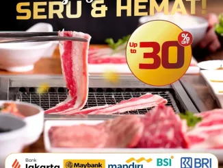 Promo Yakiniku Like Diskon Bank Hingga 35% dengan berbagai kartu bank dan cashback