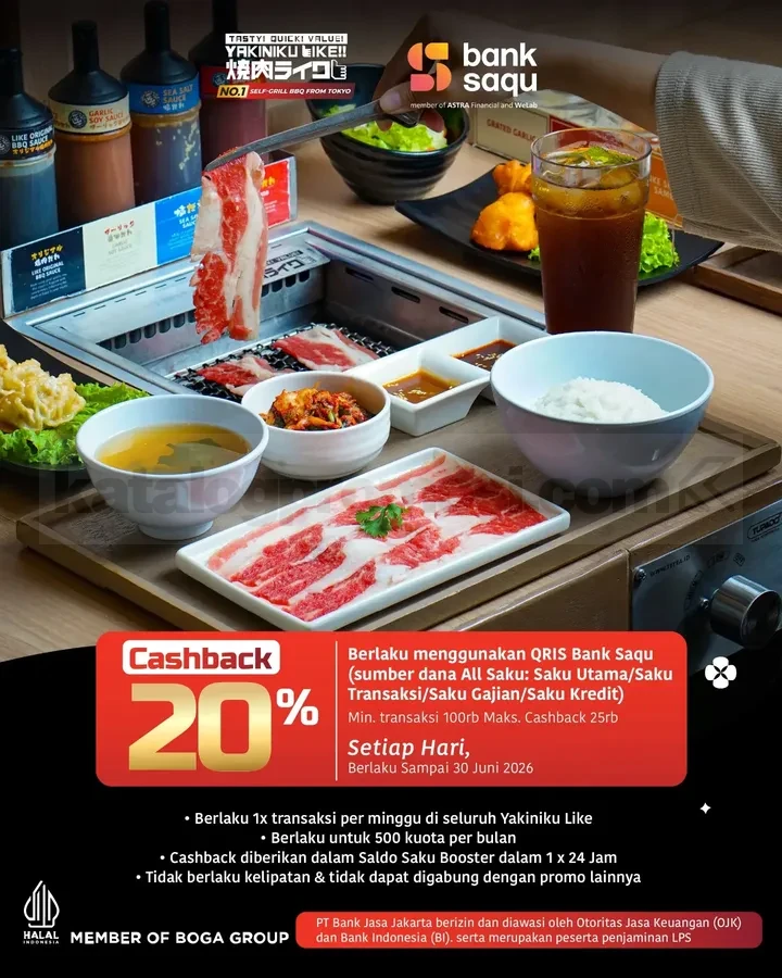 Promo Yakiniku Like Diskon Bank Hingga 35% Promo Yakiniku Like Diskon Bank Hingga 35% 9
