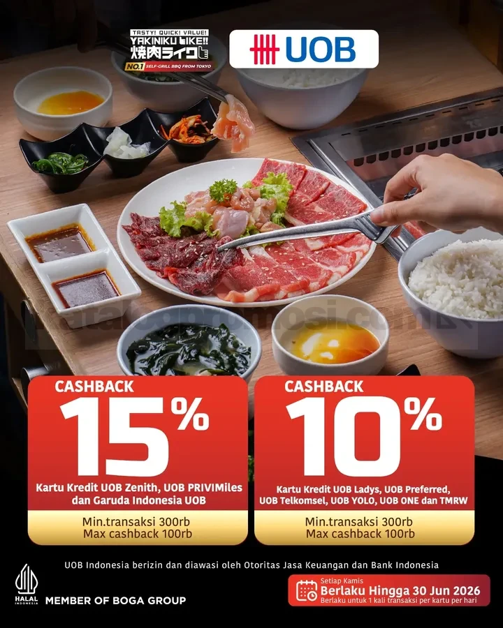 Promo Yakiniku Like Diskon Bank Hingga 35% Promo Yakiniku Like Diskon Bank Hingga 35% 10