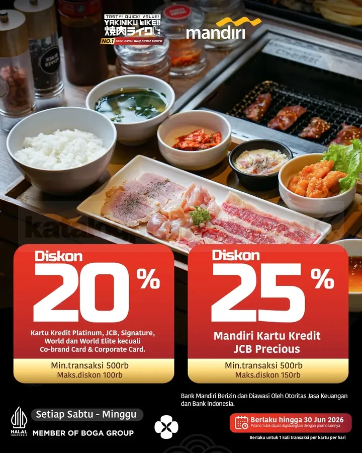 Promo Yakiniku Like Diskon Bank Hingga 35% Promo Yakiniku Like Diskon Bank Hingga 35% 6