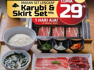 Promo Yakiniku Like Niku Crazy Day Karubi & Skirt Set Rp. 29.000 paket lengkap