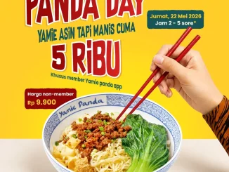 Promo Yamie Panda Panda Day Yamie Asin Tapi Manis Rp. 5.000 untuk member aplikasi pada 22 Mei 2026