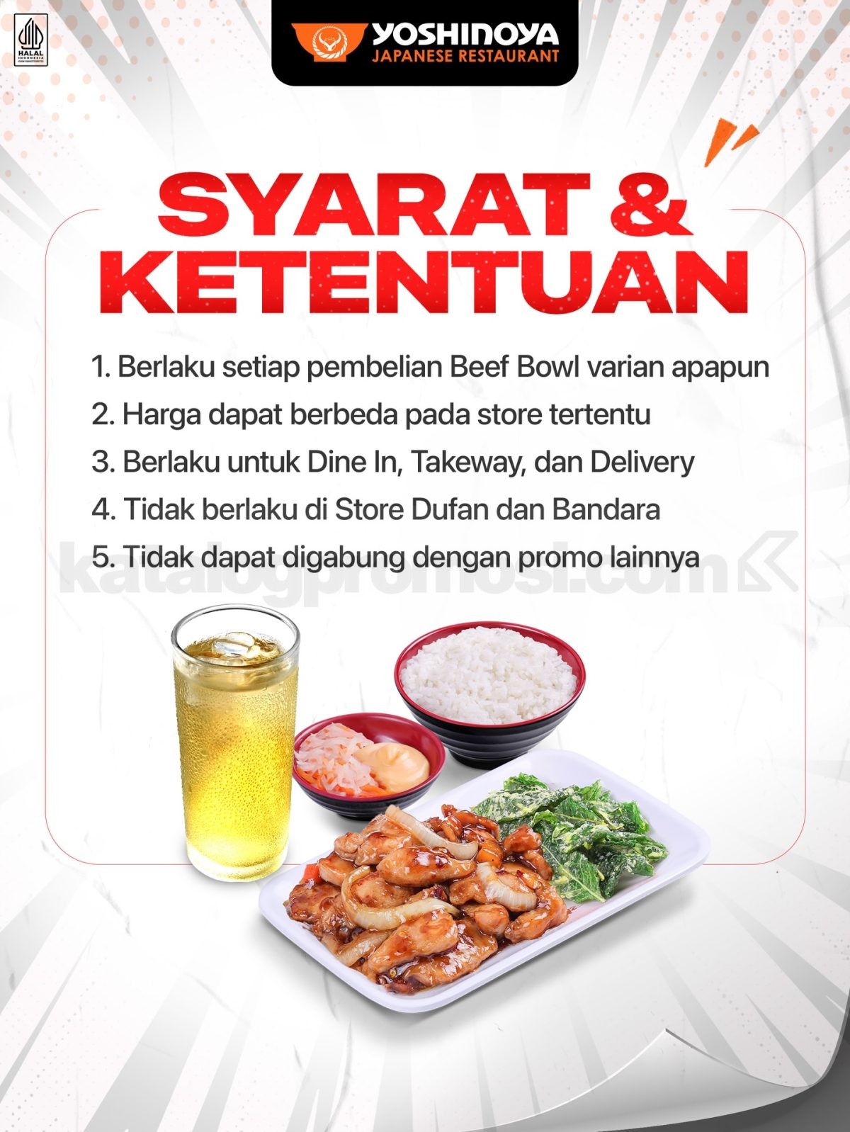 Promo YOSHINOYA Payday Diskon 50% Menu Favorit Promo YOSHINOYA Payday Diskon 50% Menu Favorit 2