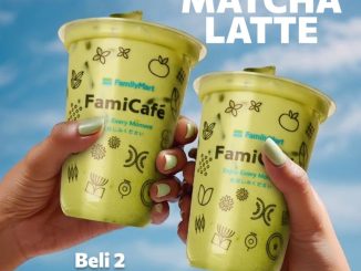 Promo Famicafe beli 2 Matcha Latte Rp.28.000 minuman hemat