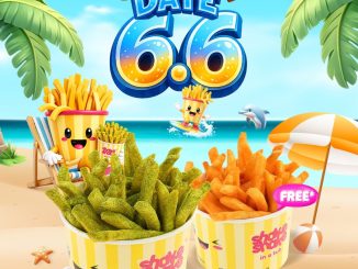 Promo Shake Shake in a Tub 6.6 beli 1 Huge Fries Matcha Truffle gratis 1 Regular Fries