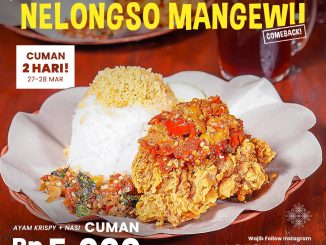 Promo Ayam Nelongso Halal Bihalal Ayam Crispy Nasi Rp. 5.000 paket hemat
