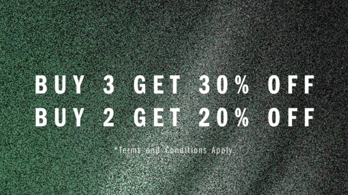 Promo adidas Hari Raya Sale Discount Up To 30% beli 3 item diskon 30% periode 6 sampai 22 Maret 2026