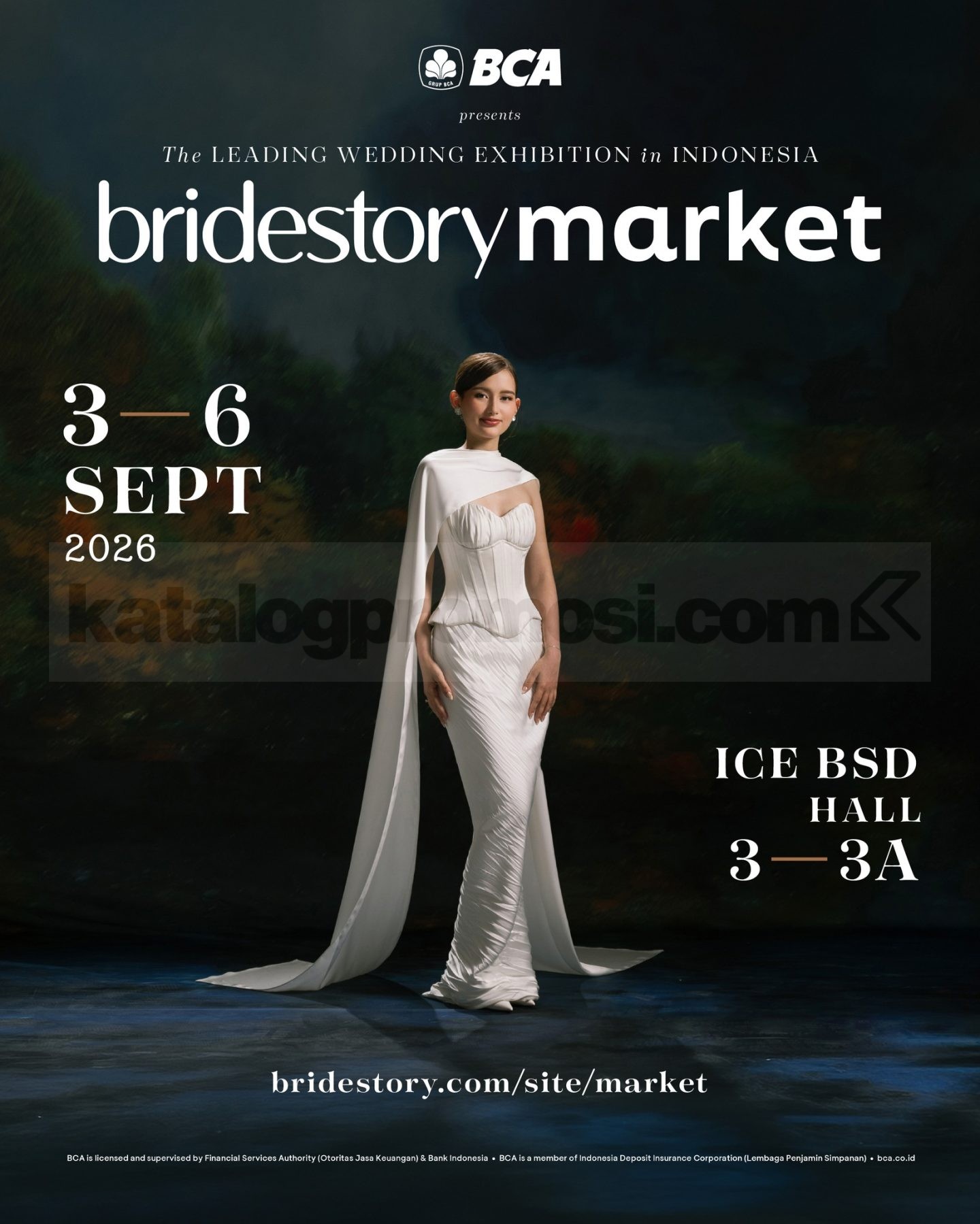 Bridestory Market 2026 di ICE BSD, Ada Cicilan 0% & Cashback BCA Bridestory Market 2026 di ICE BSD pada 3–6 September dengan Cicilan BCA 0%, cashback, dan 420+ booth vendor.