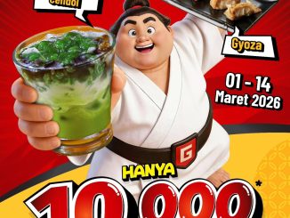 Promo Gokana Ramadan Iced Klepon Cendol atau Gyoza Rp. 10.000 pembayaran QRIS myBCA