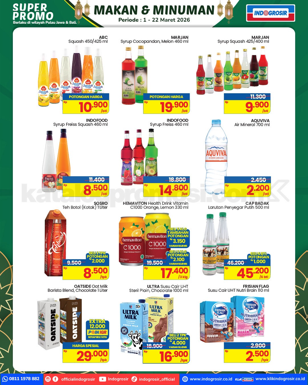 KATALOG PROMO INDOGROSIR HARI INI 01-22 Maret 2026 KATALOG PROMO INDOGROSIR HARI INI 01-22 Maret 2026 2