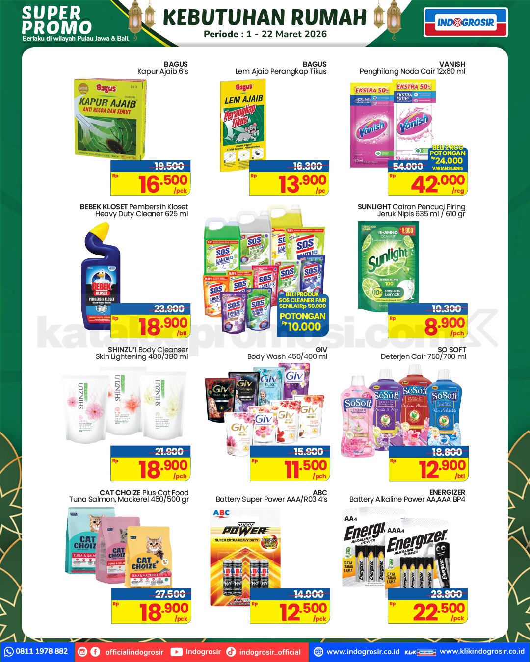KATALOG PROMO INDOGROSIR HARI INI 01-22 Maret 2026 KATALOG PROMO INDOGROSIR HARI INI 01-22 Maret 2026 9