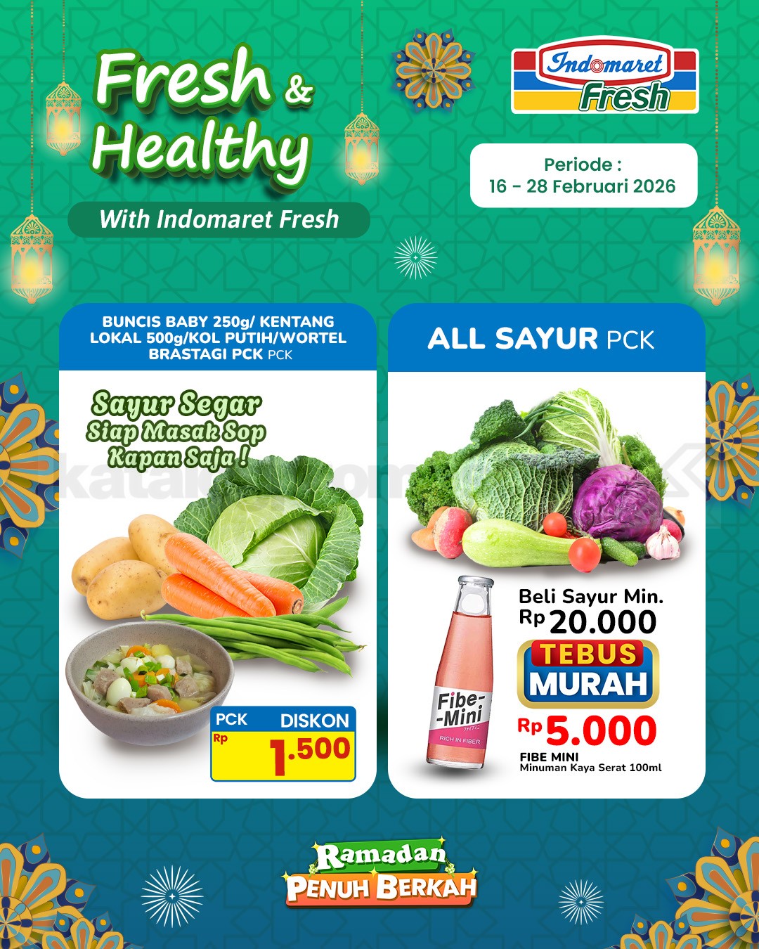 KATALOG PROMO INDOMARET FRESH 16-28 Februari 2026 KATALOG PROMO INDOMARET FRESH 16-28 Februari 2026 2
