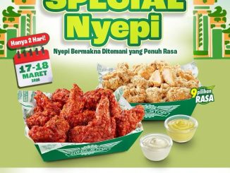 Promo Wingstop Special Nyepi beli 10 Crunchy Wings gratis 10 Boneless di Wingstop Living World Denpasar