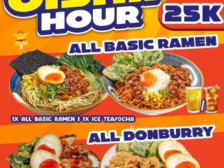 Promo JIGO Ramen Oishii Hour Rp. 25.000 ramen donburi dan minuman hemat