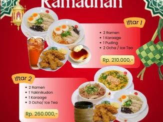 Promo Hakata Ikkousha Bukber Berkah Ramadhan Paket Iftar mulai Rp. 210.000
