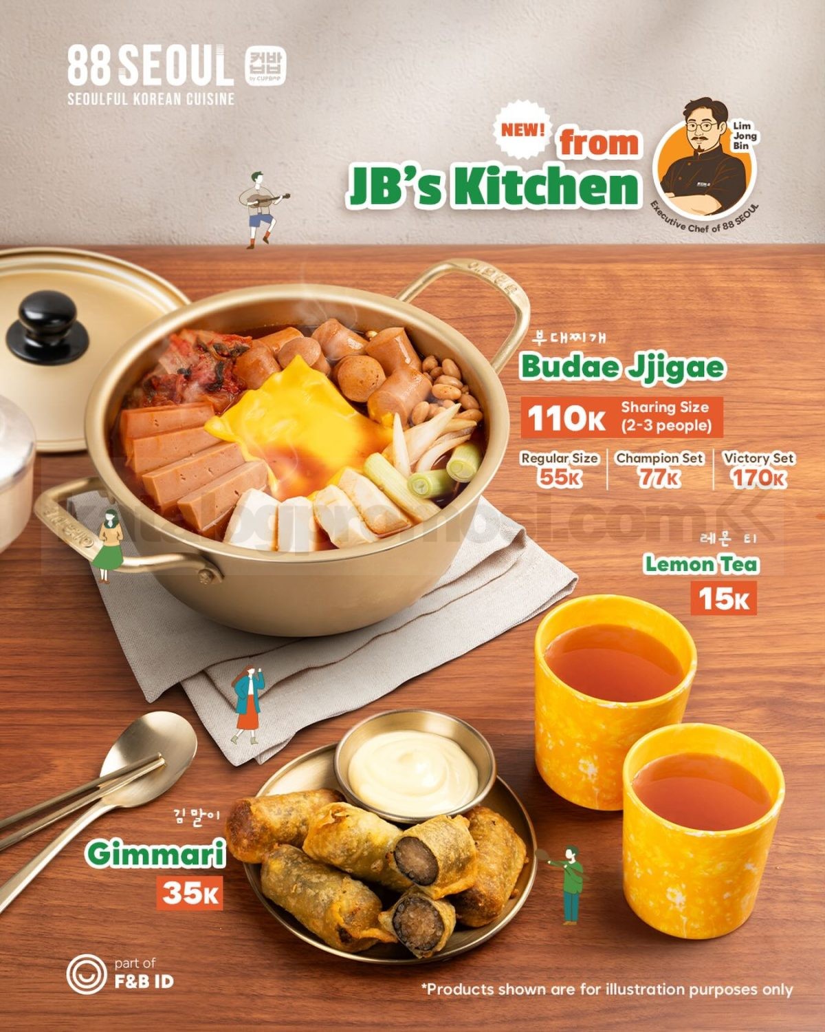 Promo 88 Seoul Menu Budae Jjigae & Gimmari Promo 88 Seoul Menu Budae Jjigae & Gimmari harga mulai Rp. 55.000