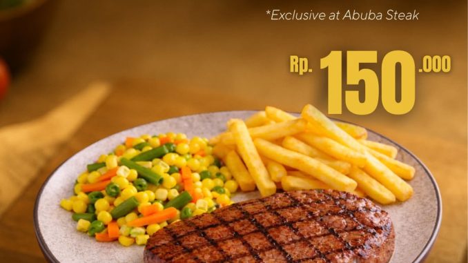 Promo Abuba Steak NEW! Lamb Steak Rp. 150.000 steak juicy eksklusif di Abuba Steak Cipete