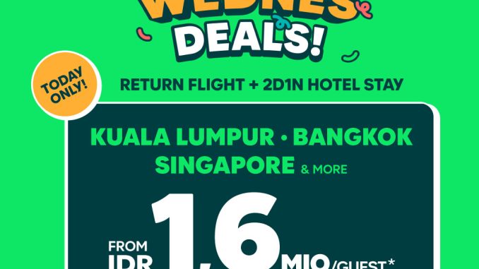 Promo AirAsia WEDNES DEALS! Diskon Rp. 400.000 paket Flight+Hotel 11 Februari 2026